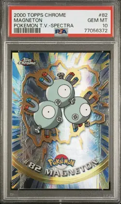 Magneton Topps Chrome Spectra PSA 10 Pokemon - Image 1