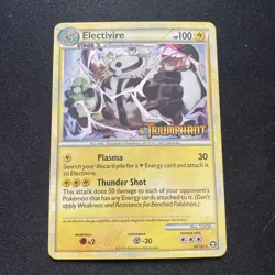 Pokemon Electivire HGSS Triumphant Prerelease Holo 2010 Promo 20/102 - Image 1