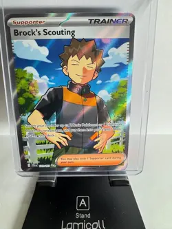Pokemon TCG Brock's Scouting 179/159 Ultra Rare Sv09: Journey Together Holo - NM - Image 1