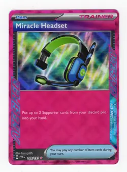 Miracle Headset 183/191 Pokemon TCG Scarlet & Violet Surging Sparks Ace Spec - Image 1