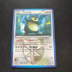 Snorlax (Team Plasma) 101/135 Rare Non-Holo Pokemon TCG Plasma Storm - Image 1