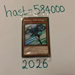 YuGiOh! TCG - BLC1 EN003 - Elemental HERO Stratos - Secret Rare - NM - Sealed - Image 1
