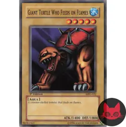 Yugioh Giant Turtle Who Feeds on Flames MRL-022 Common 1st Edition NM - Image 1