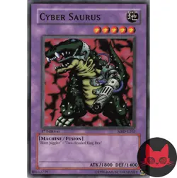Yugioh Cyber Saurus MRD-E105 Common 1st Edition NM - Image 1