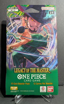 Sleeved Booster Pack One Piece TCG OP12 Legacy Of The Master Factory Sealed New - Image 1