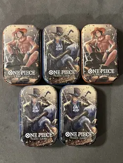 One Piece OP-13 Vol. 2 Mini Tins, 5 Tins Total, Sealed, New, One Piece - Image 5