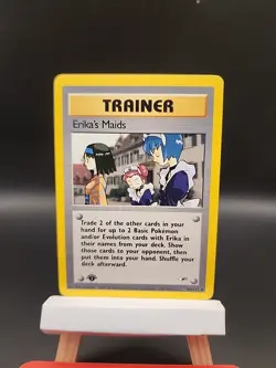 Pokemon Card - Erika's Maids Gym Heroes 1st Edition 109/132 Uncommon - Image 1