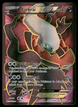 Pokemon Cards Darkrai EX 118/122 BREAKpoint Rare Ultra LP - Image 1