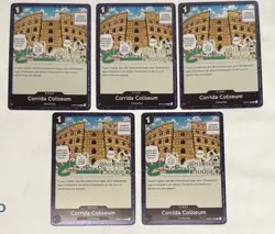 One Piece Corrida Coliseum Judge Cards (5x) Vol. 6 Gold Foil English Promo - Image 1