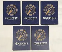 One Piece Viola Judge Pack Vol. 4 (5x) Cards Gold Foil Stamped Promo OP04-021 - Image 2