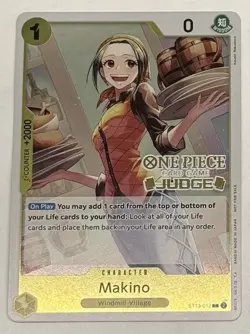 Makino (Judge Pack Vol. 4) ST13-012 One Piece Promo (28x) Cards Gold Stamp Foil - Image 2