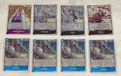 One Piece Judge Pack (8x) Cards Navy Gold Stamped English Foil Koby Etc. English - Image 1