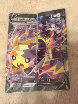 Pokemon Morpeko V-Union 4 Card Set SWSH287 SWSH288 SWSH289 SWSH290 Promo - Image 1