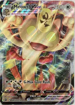 Meowth VMAX SWSH005 SWSH: Sword & Shield Promo Cards Holo - Image 1