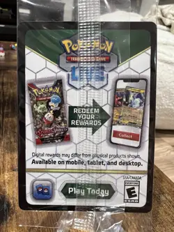 Pokemon TCG Prismatic Evolutions Glaceon EX Card 026/131 Stamped Holiday Promo - Image 2