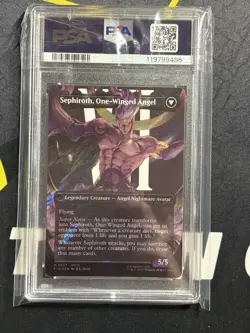 Sephiroth 0527 Char Borderless-Surge Foil MTG Final Fantasy PSA 10 - Image 2