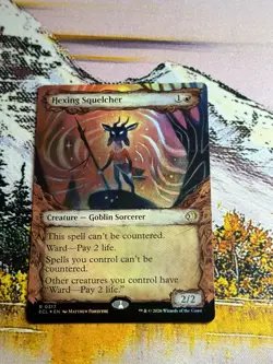 Hexing Squelcher - FOIL SHOWCASE ART NM (MTG Lorwyn Eclipsed 317) - Image 1