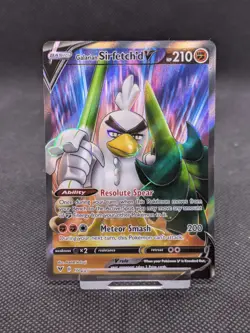 Galarian Sirfetch'd V 174/185 Vivid Voltage Ultra Rare Full Art Pokemon Card NM - Image 1