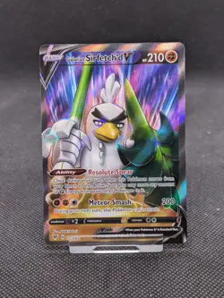 Galarian Sirfetch'd V 174/185 Vivid Voltage Ultra Rare Full Art Pokemon Card NM - Image 3
