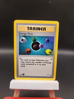 Pokemon TCG Energy Flow Gym Heroes 1st Edition Common Card 122/132 - Image 1