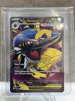 Near Mint - Pokemon Holo Full Art Mega Sharpedo ex 113/094 - Phantasmal Flames - Image 1