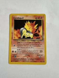 Pokemon Neo Genesis Cyndaquil 56/111 Regular Lightly Played - Image 1