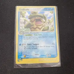 POKEMON SEALED LUDICOLO 020 BLACK STAR E READER PROMO - Image 1