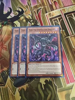 3X Dark End Evaporation Dragon - INFO-EN011 - Common 1ST ED NM Yugioh - Image 1