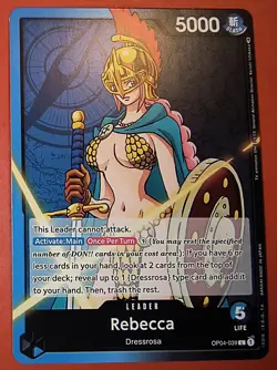 Rebecca OP04-039 L Kingdoms of Intrigue - ONE PIECE Card Game English - Image 1