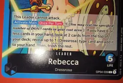 Rebecca OP04-039 L Kingdoms of Intrigue - ONE PIECE Card Game English - Image 3