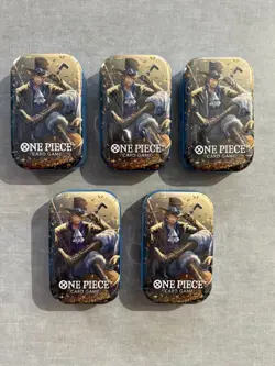 LOT OF 5 - One Piece Tin Pack Set Vol. 2 - New and Factory Sealed - Image 1