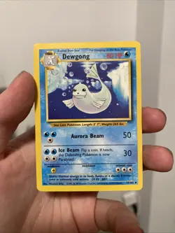 Dewgong 25/102 Base Set Unlimited Uncommon Pokemon Card WOTC LP - Image 1