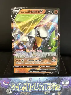 Pokemon Card Galarian Sirfetch'd SWSH043 Black Star Promo Half Art Near Mint - Image 1