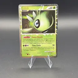 Celebi 92/102 Holo Rare HGSS Triumphant Prime Pokemon TCG Card - Image 2