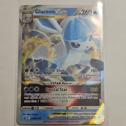 Pokemon Glaceon VSTAR SWSH197 Promo Holo Sword & Shield Promo Cards 260 HP - Image 1