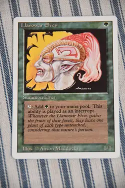 Magic The Gathering Vintage 5th Edition Green/Forest Cards - 6x - Creatures - Image 2