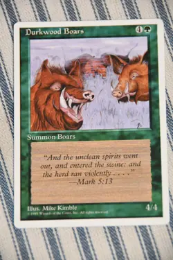 Magic The Gathering Vintage 5th Edition Green/Forest Cards - 6x - Creatures - Image 4