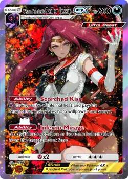 Team rocket Sailor Jessie Full Art Collectable Card - EXCLUSIVE - Image 1