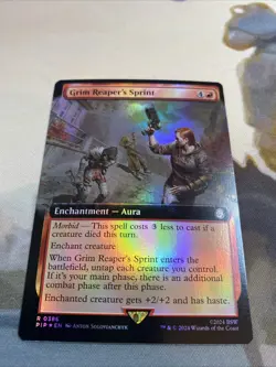 Grim Reaper's Sprint (Extended Art FOIL) - Universes Beyond: Fallout (PIP) NM - Image 2