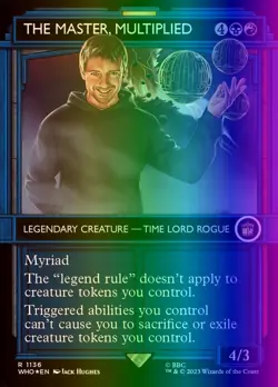 MTG The Master, Multiplied (1136/1448) Doctor Who NM FOIL- Surge - Image 1