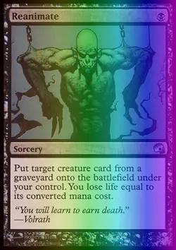 MTG Magic the Gathering Reanimate (15/30) PDS Graveborn LP FOIL - Image 1