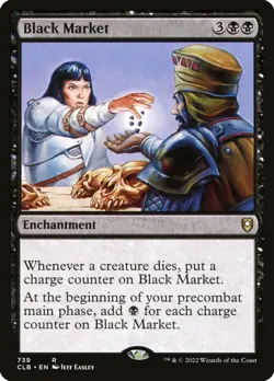 MTG Black Market (739/1080) Commander Legends Battle for Baldur's Gate NM - Image 1