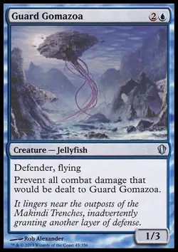 MTG Magic the Gathering Guard Gomazoa (45/357) Commander 2013 LP - Image 1