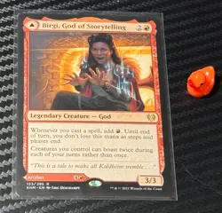 Birgi, God of Storytelling Kaldheim Rare 123/285 - Image 1