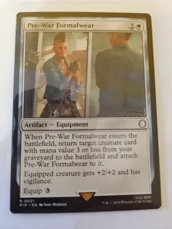 MTG - Universes Beyond: Fallout - Pre-War Formalwear - NM - NF - Image 1