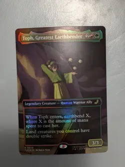 Toph, Greatest Earthbender (Borderless) R Avatar: The Last Airbender FOIL NM - Image 1