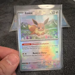 Pokemon Prismatic Evolutions Masterball 3 Card Lot Holo Vaporeon Suicune Eevee - Image 2