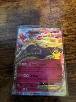 Pokemon Card Xerneas Ex 97/146 Celebrations 25th Anniversary Holo Rare Near Mint - Image 1