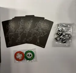 Pokemon XY Furious Fists ETB OPENED/USED Mega Lucario W/ Dividers, Dice, Markers - Image 5