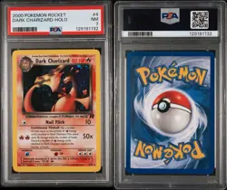 2000 POKEMON ROCKET #4 DARK CHARIZARD HOLO - PSA 7 NM - Image 2